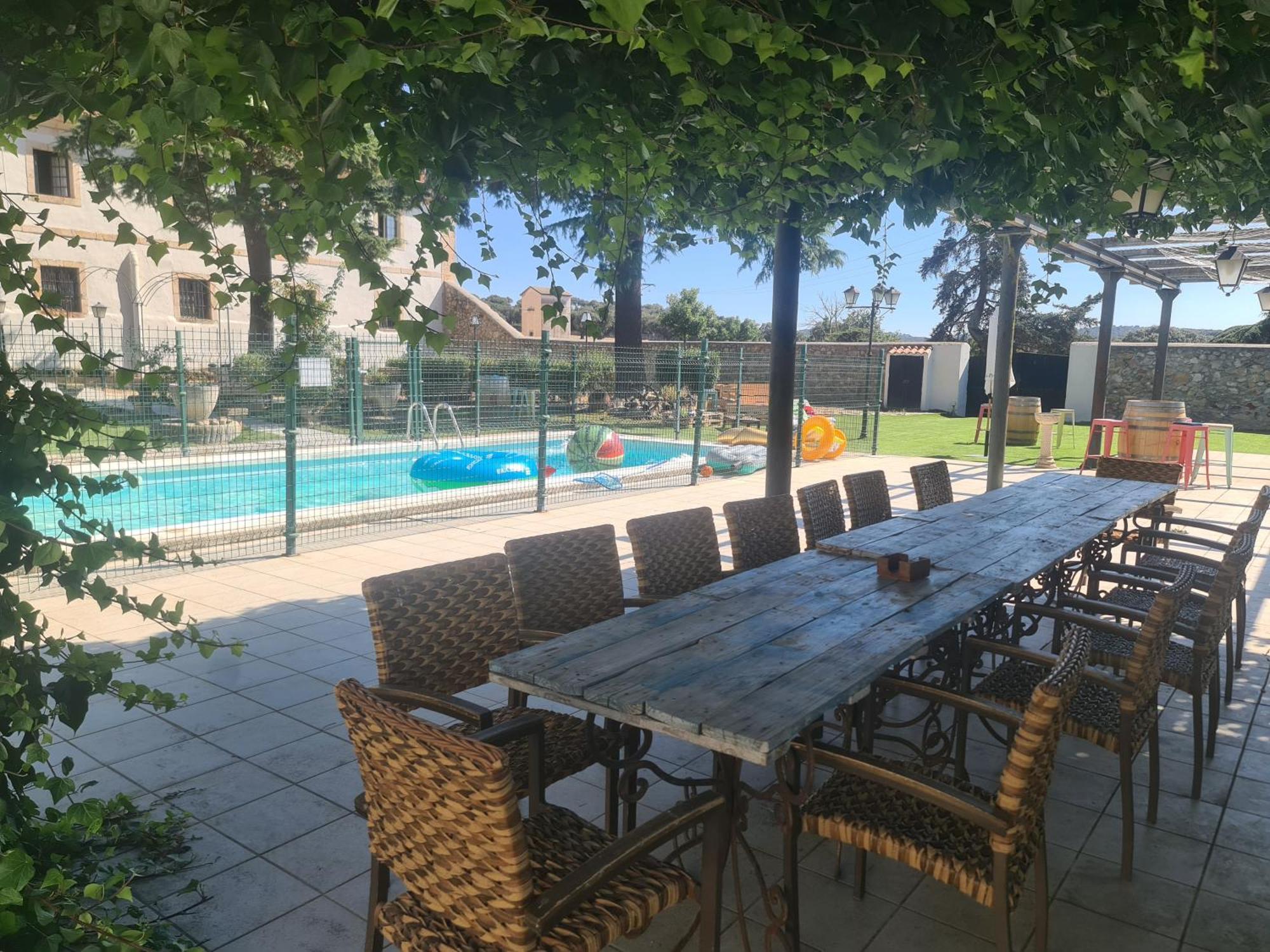 Casa Rural Palacio Conde De Aldana Con Piscina Entre Encinares Y Dehesas Terradillos Экстерьер фото